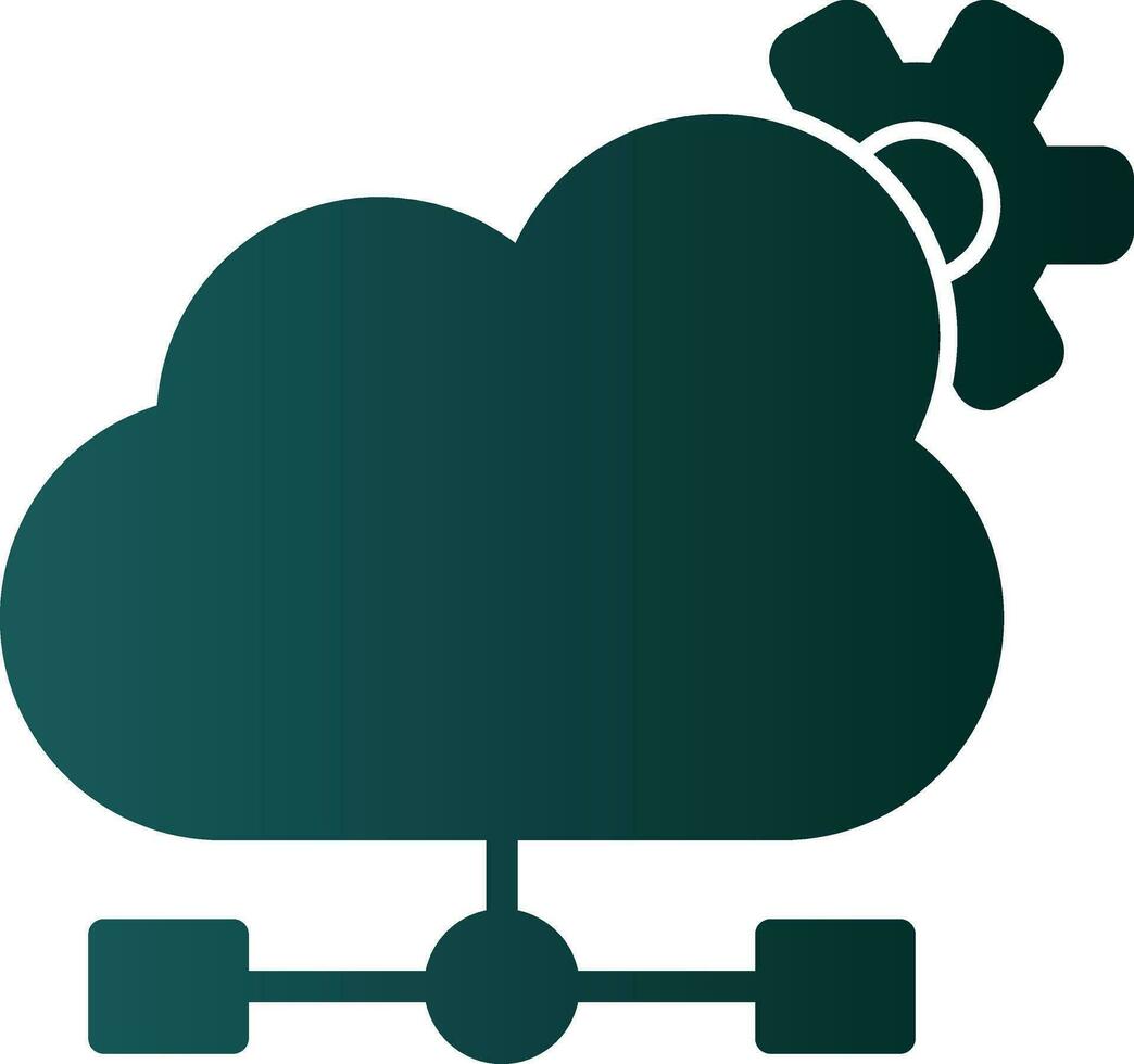 Cloud Computing Vector Icon Design