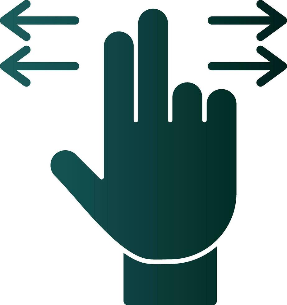 Swipe Vector Icon Design