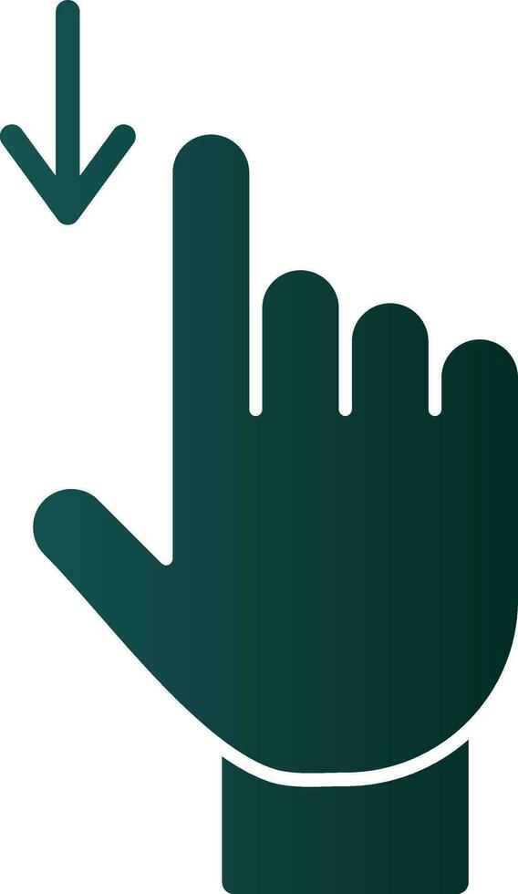 Down Arrow Vector Icon Design