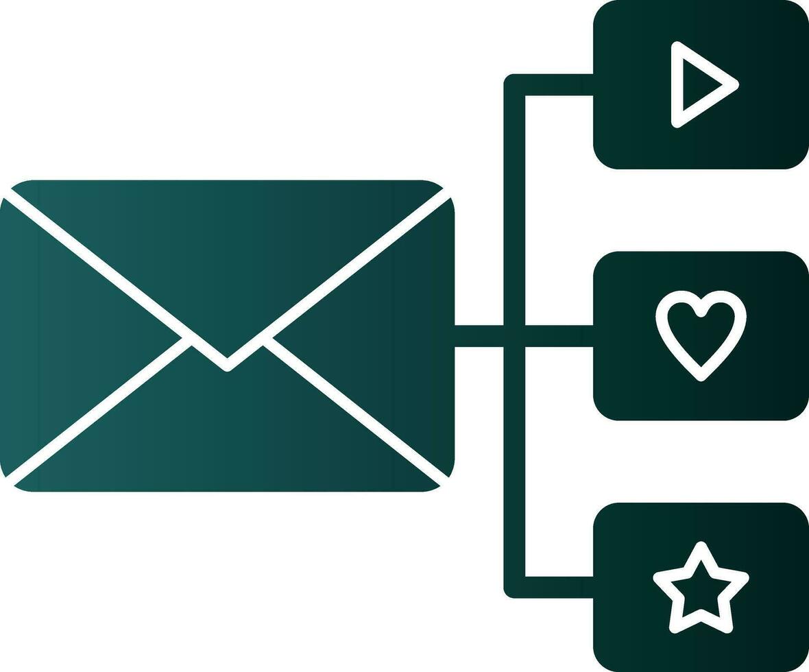 Email Marketing Vector Icon Design