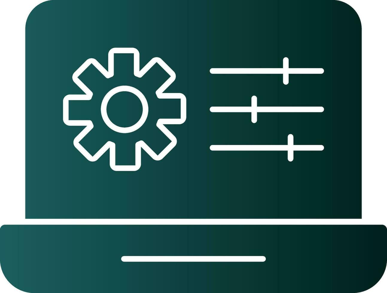 Web Management Vector Icon Design