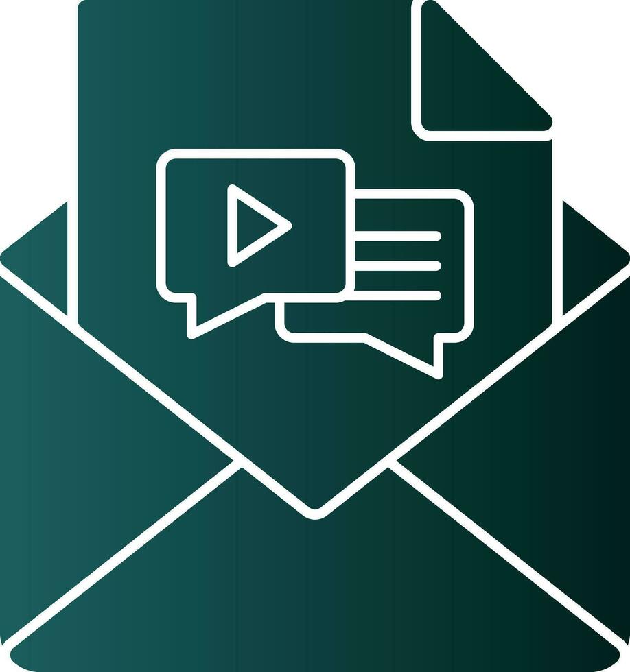 Email Marketing Vector Icon Design