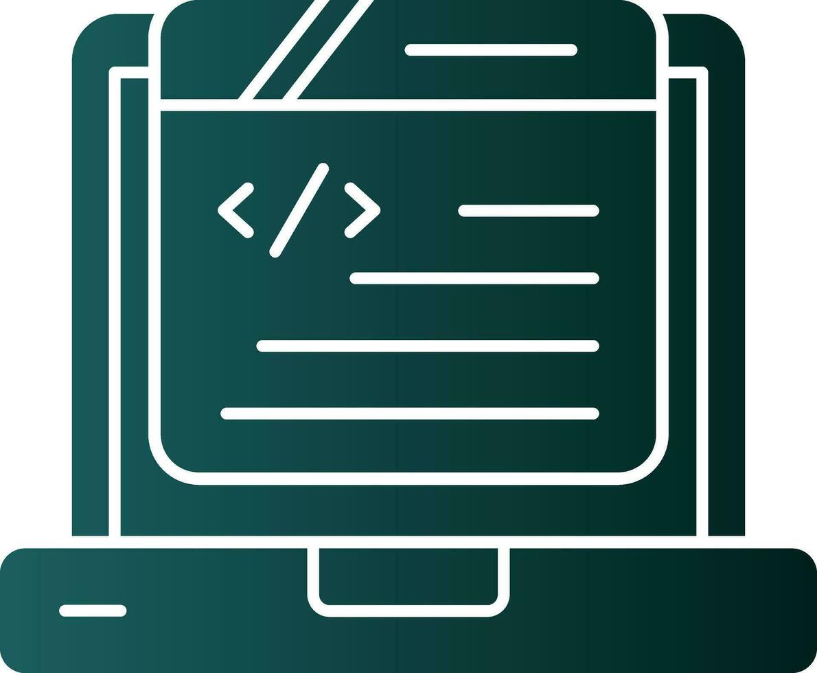 codificación vector icono diseño