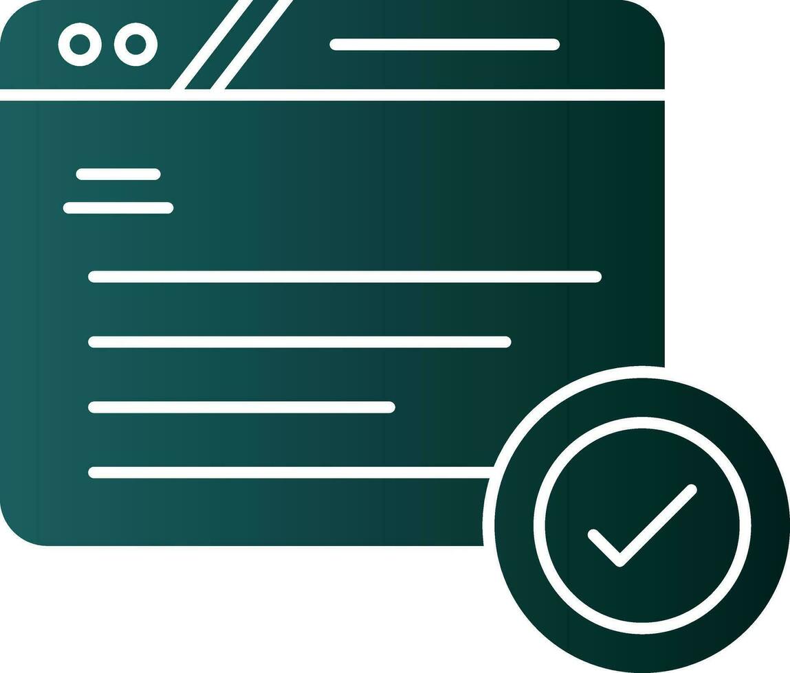 Check Vector Icon Design