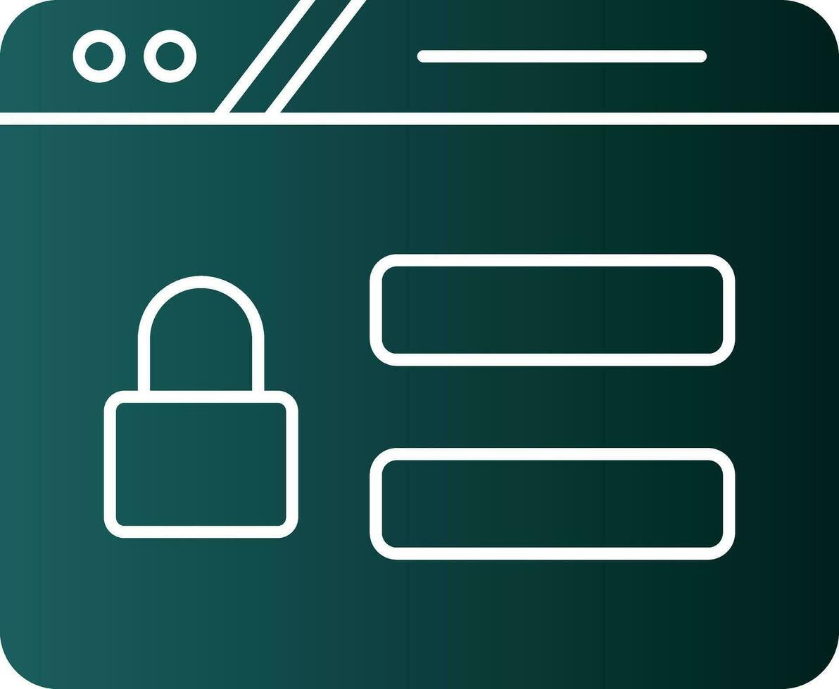 Password Vector Icon Design