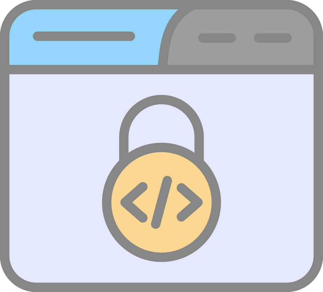 Unsecured Vector Icon Design