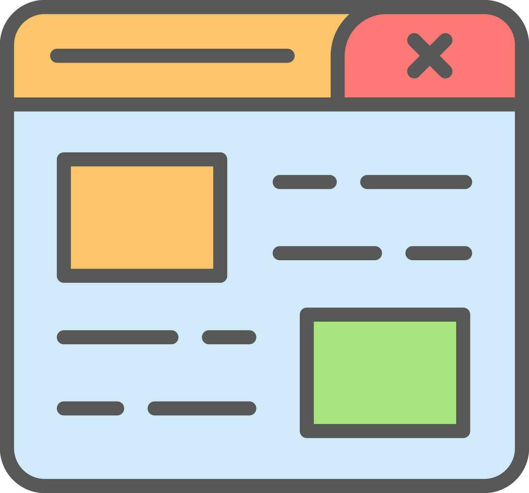 Web Site Vector Icon Design