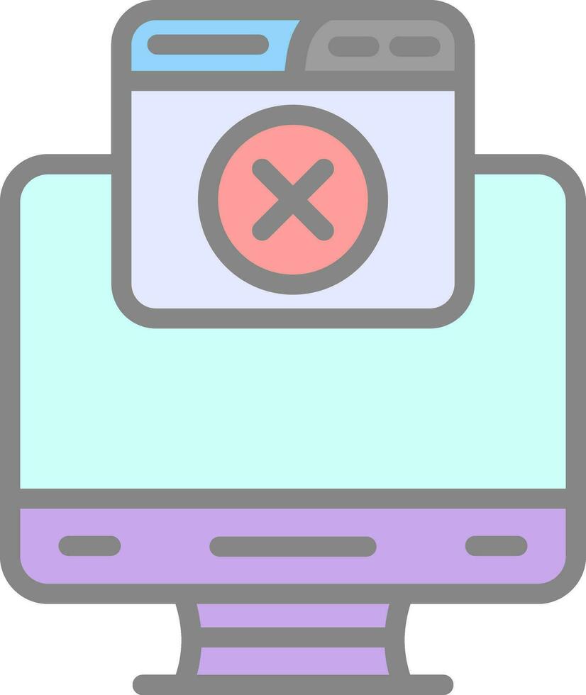 cancelar vector icono diseño