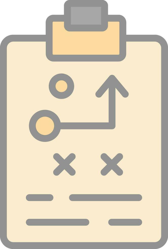 Planning Strategy Vector Icon Design