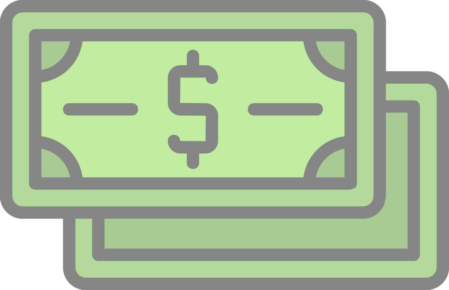 Dollar Note Vector Icon Design