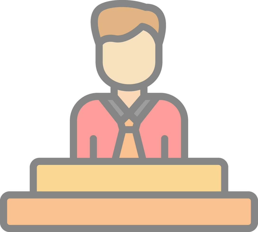 Role Model Vector Icon Design