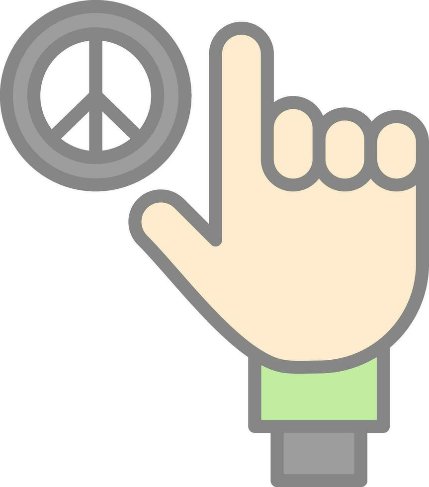 Peace Vector Icon Design