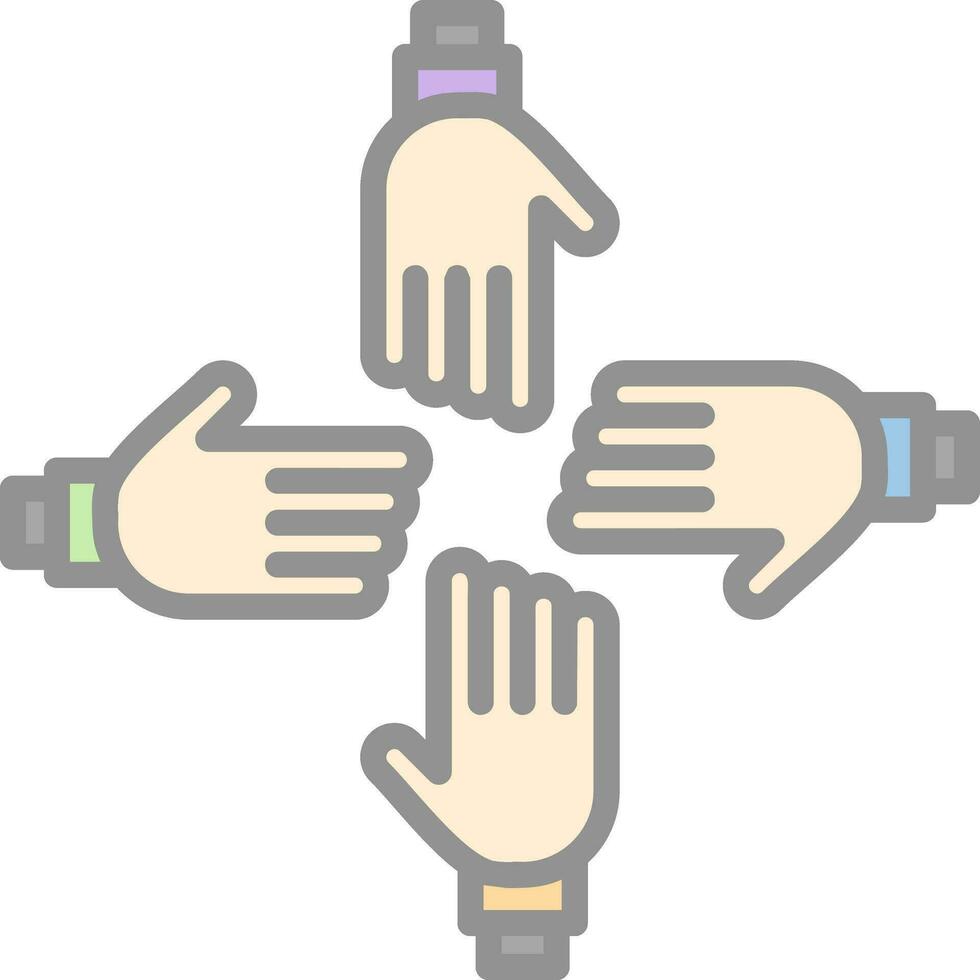 Team Work Vector Icon Design