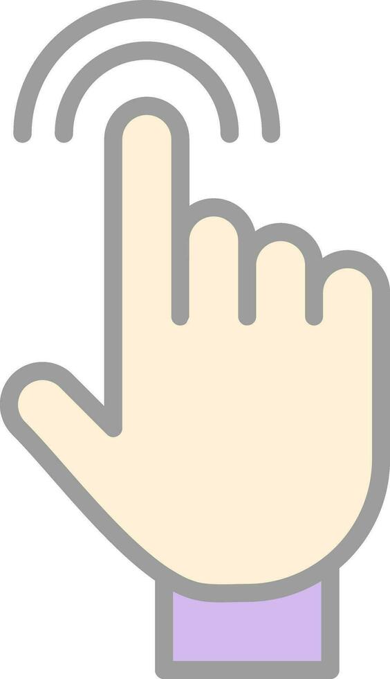 Tap Vector Icon Design