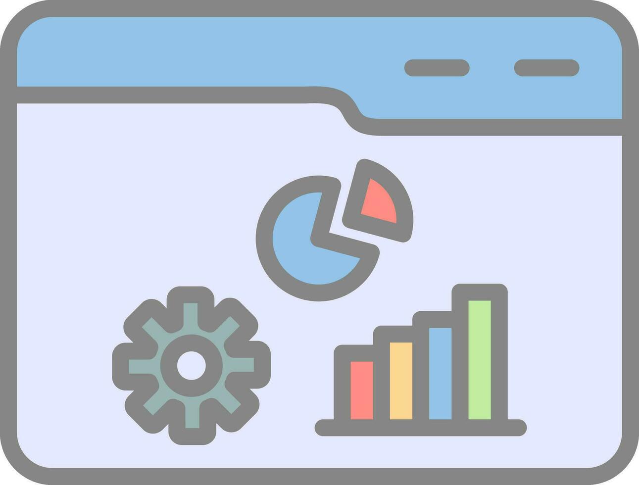Statistics Vector Icon Design