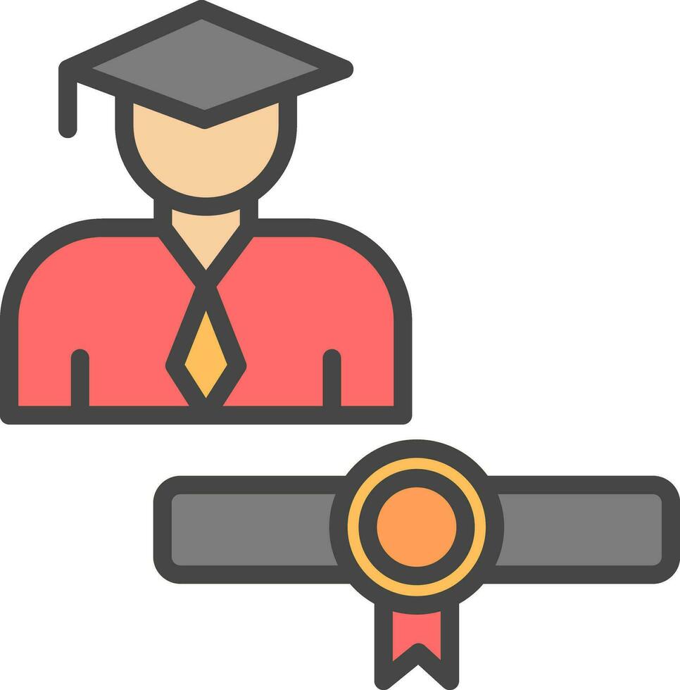 Graduate Vector Icon Design