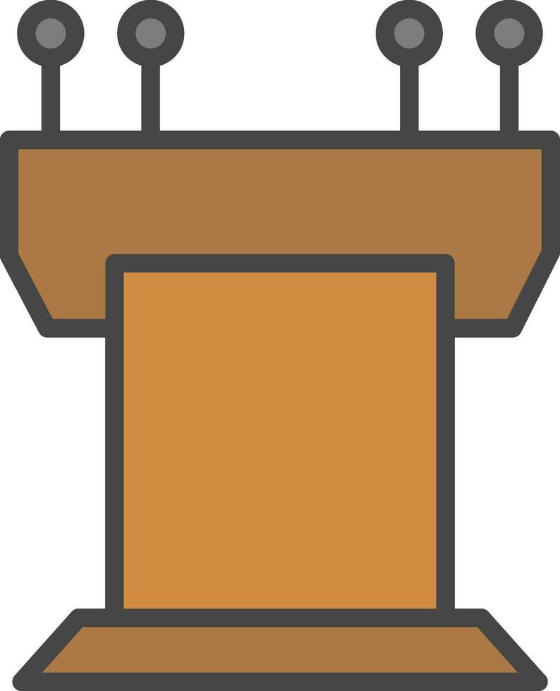 Podium Vector Icon Design