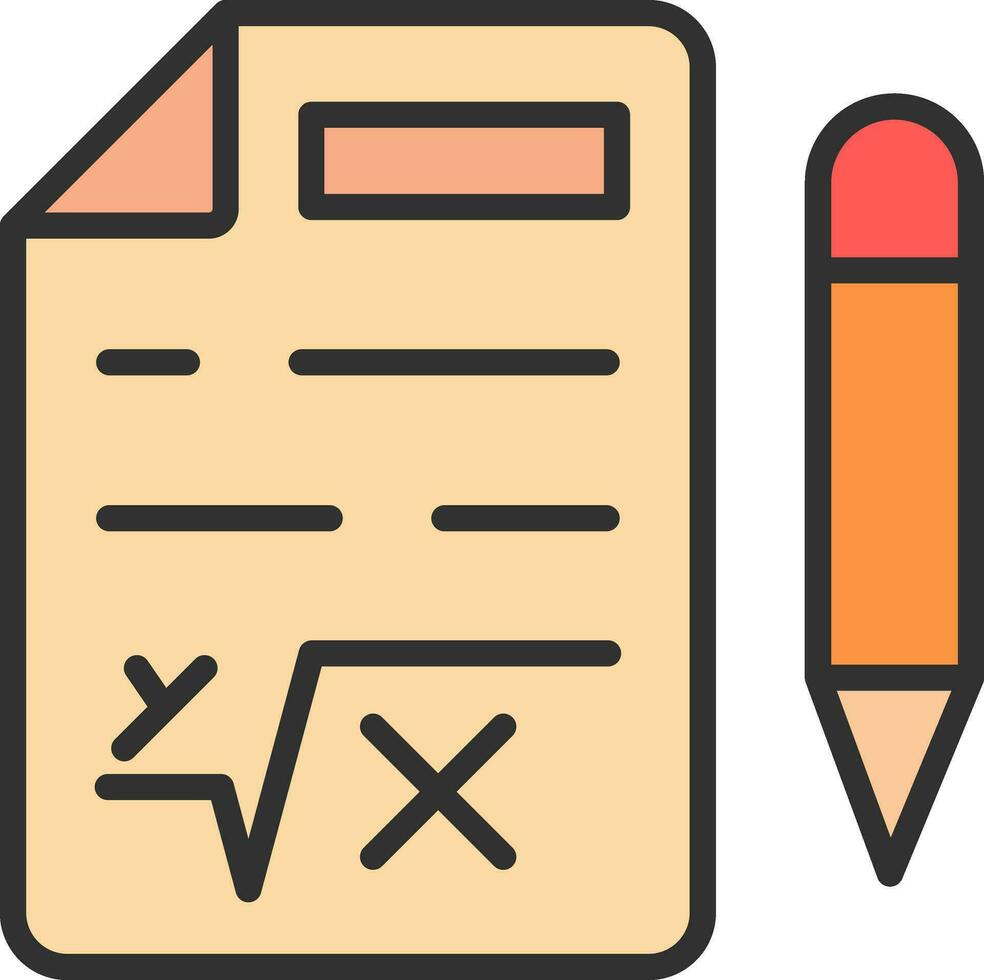 Maths Vector Icon Design