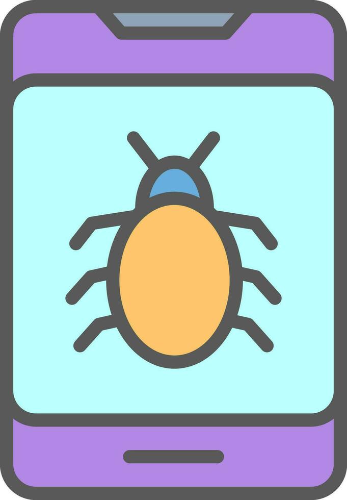 Bug Vector Icon Design