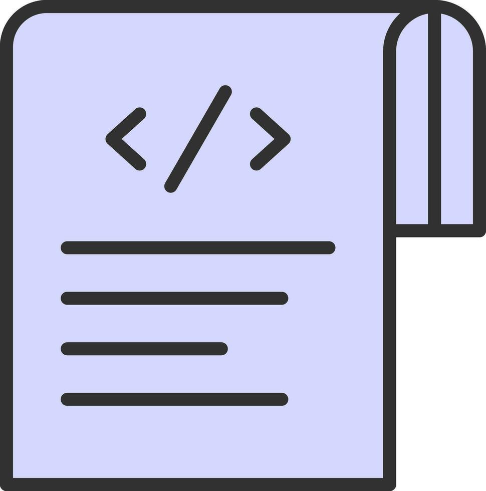 Coding Vector Icon Design