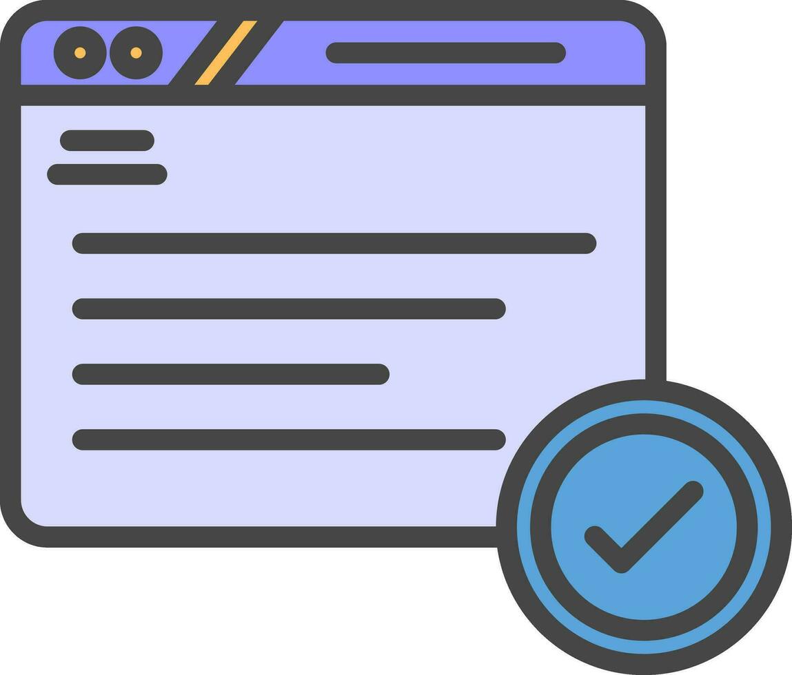 Check Vector Icon Design