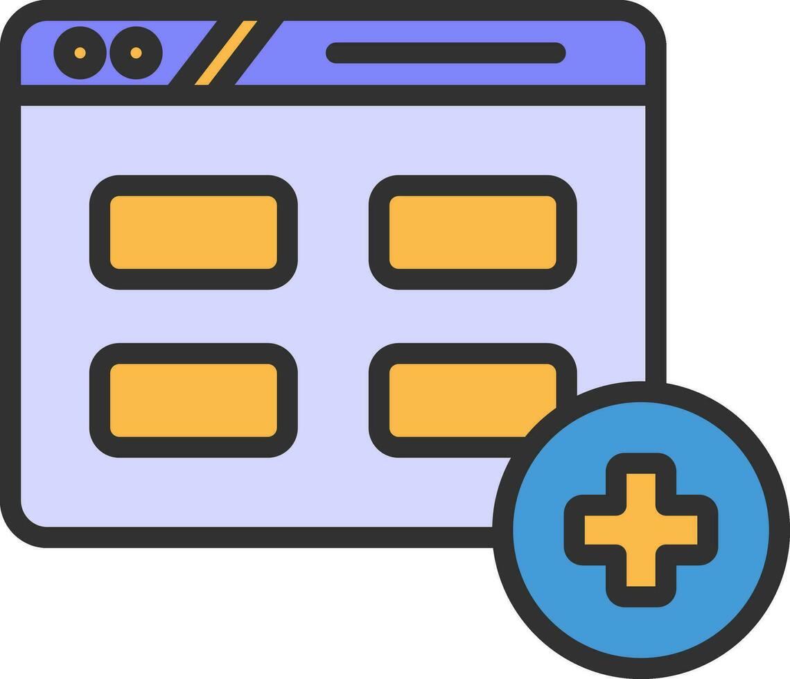 Website Vector Icon Design