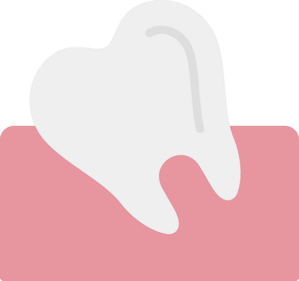 Wisdom Tooth Vector Icon Design