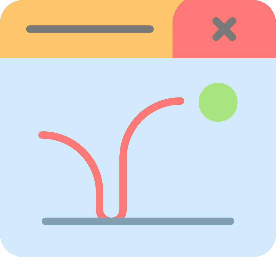 Bounce Rate Vector Icon Design