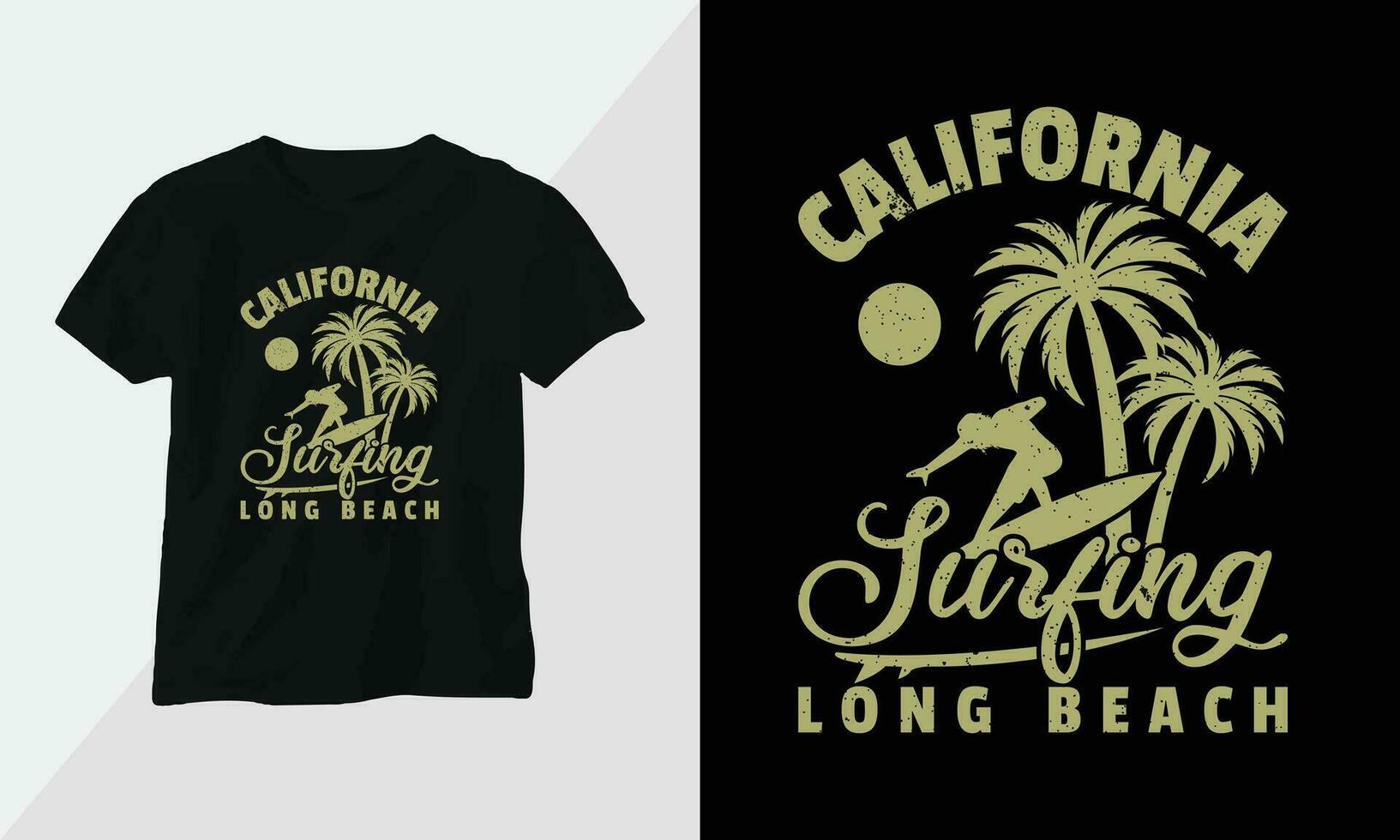 Summer Surfing t-shirt design concept. all designs are colorful and created using Surfboard, beach, summer, sea, etc vector