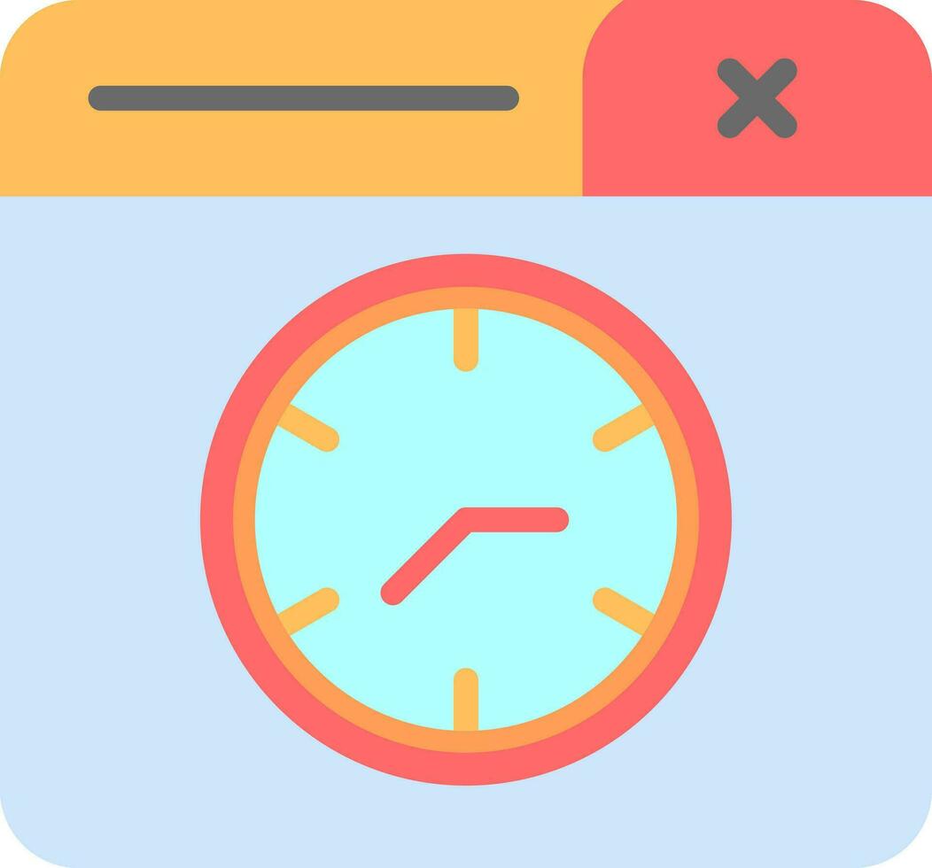 diseño de icono de vector de reloj