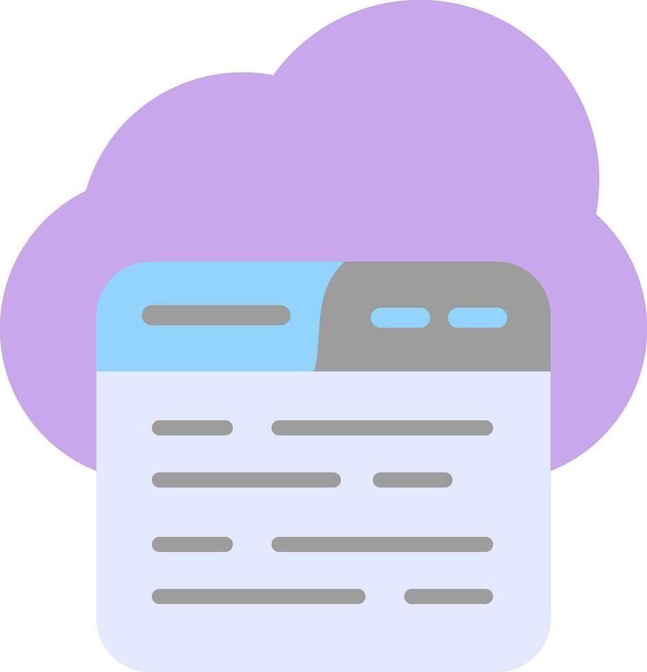 Cloud Vector Icon Design