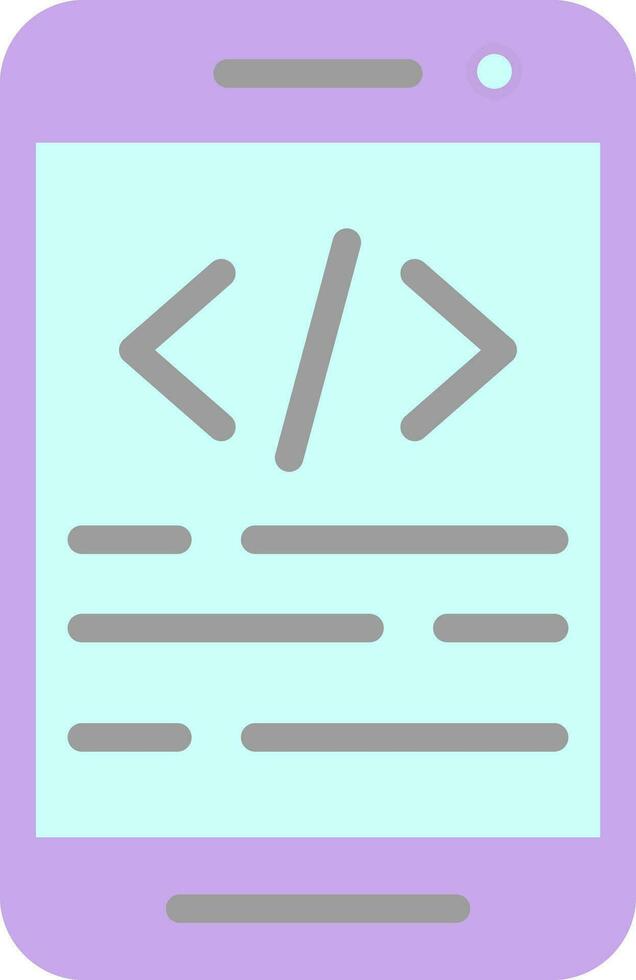 App coding Vector Icon Design