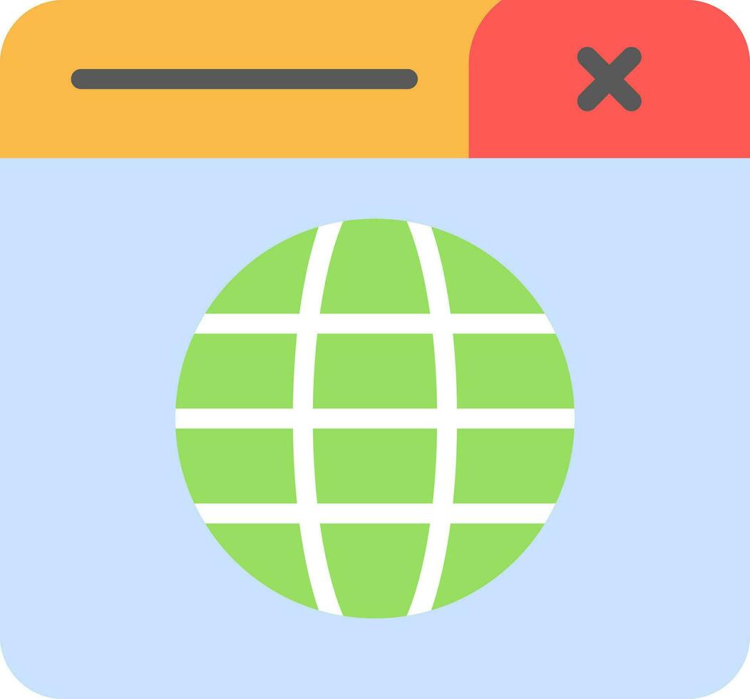 World Wide Web Vector Icon Design