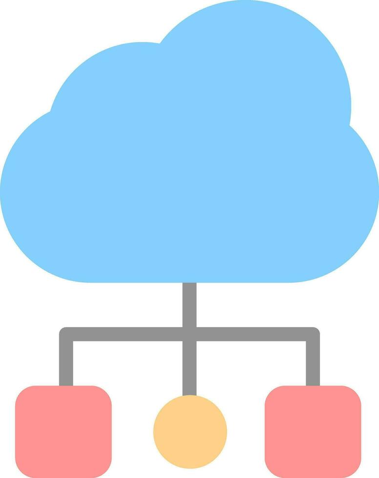 Cloud Computing Vector Icon Design