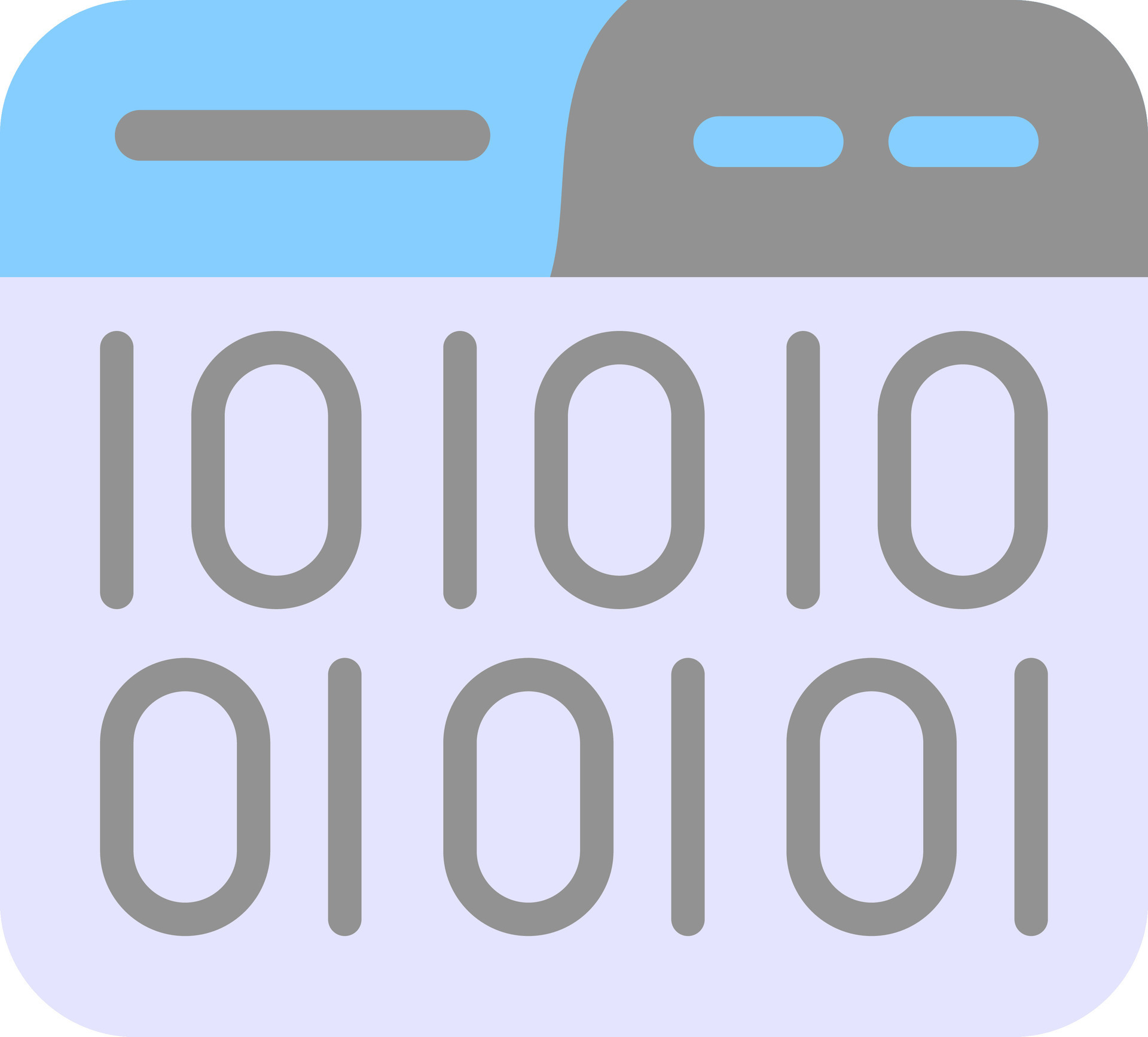 Binary Code Vector Icon Design 26042805 Vector Art at Vecteezy