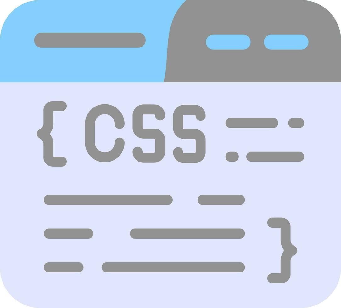 Css Coding Vector Icon Design