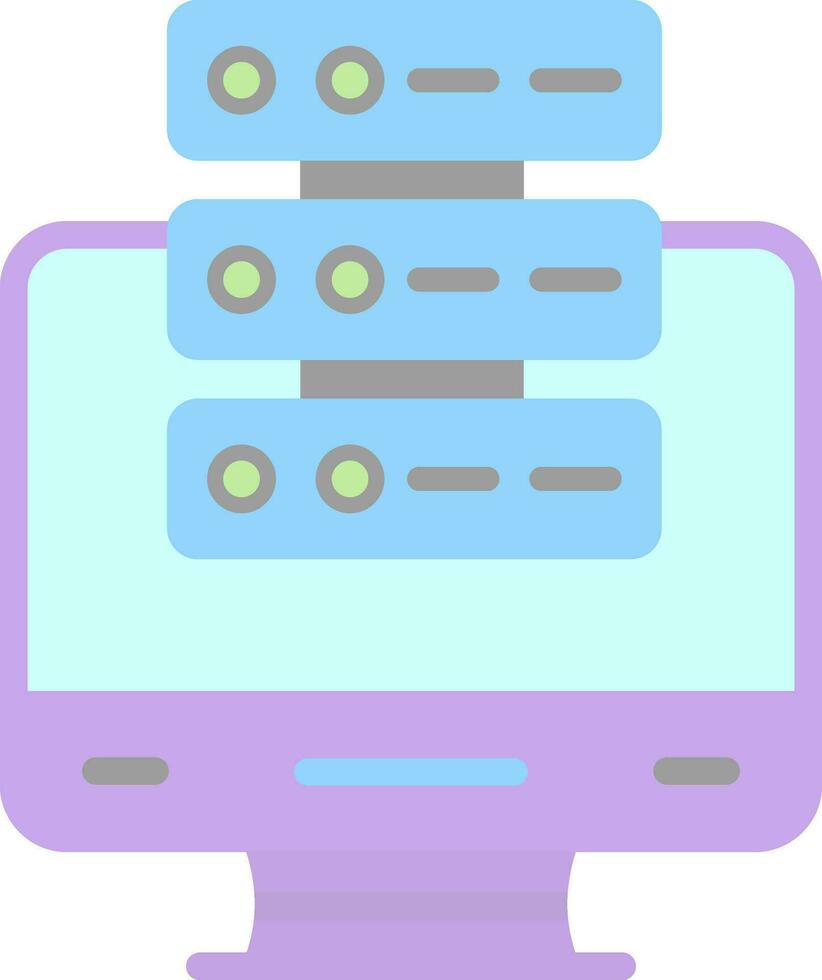Monitor Vector Icon Design