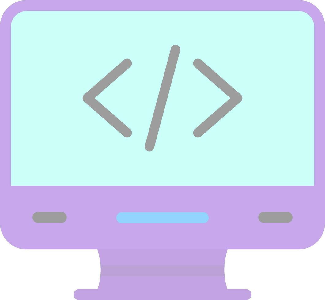 Coding Vector Icon Design