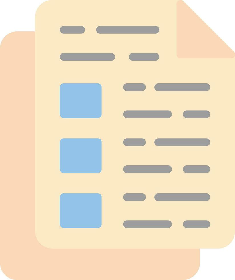 Document Vector Icon Design