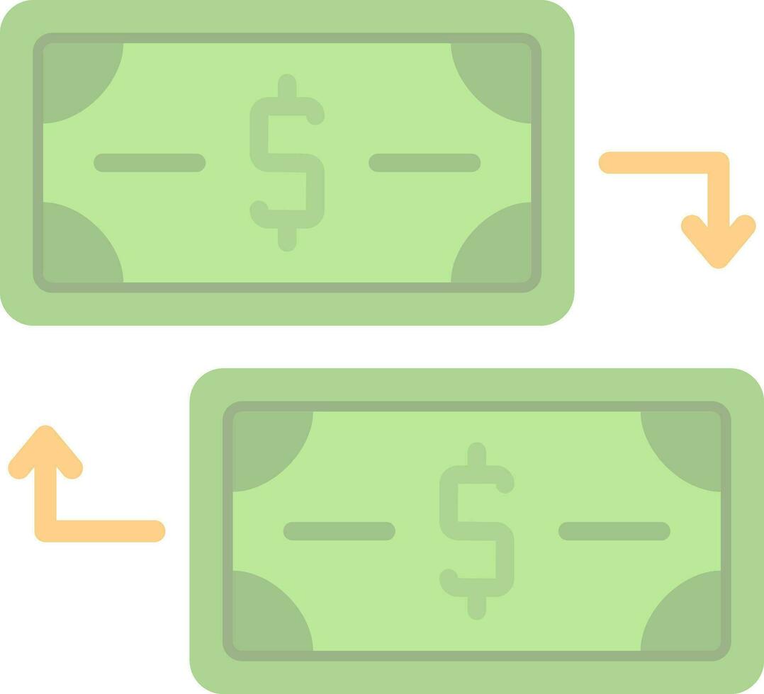 Money Exchange Vector Icon Design