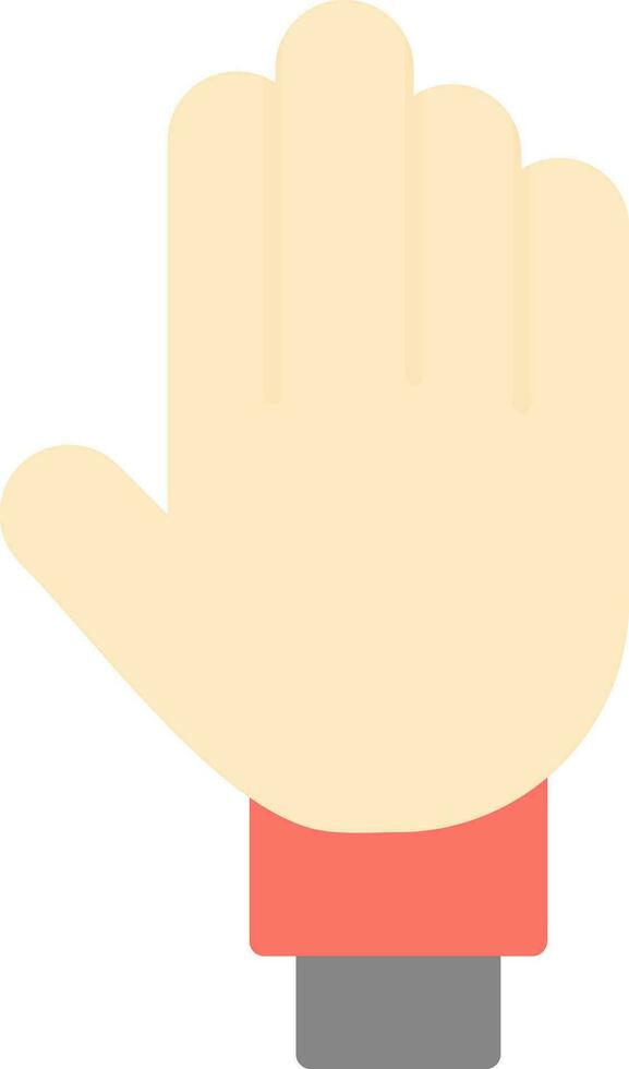 Four Fingers Vector Icon Design