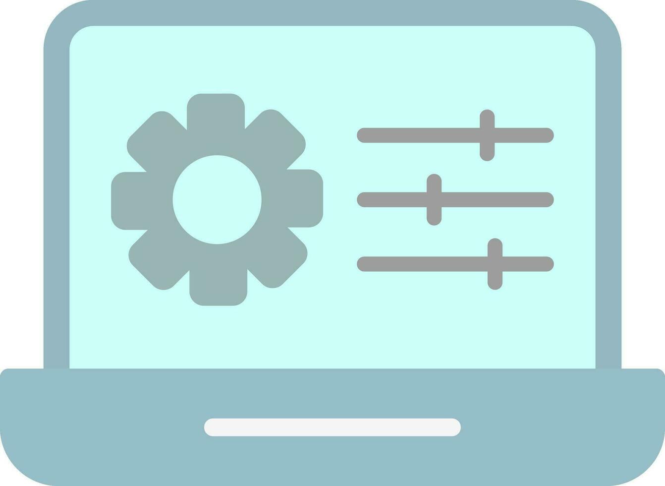 Web Management Vector Icon Design
