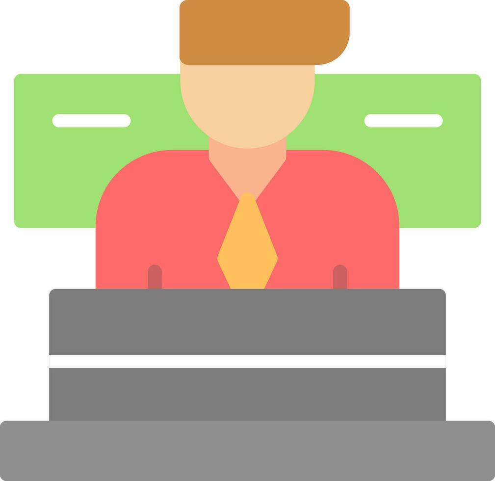 Faculty Vector Icon Design