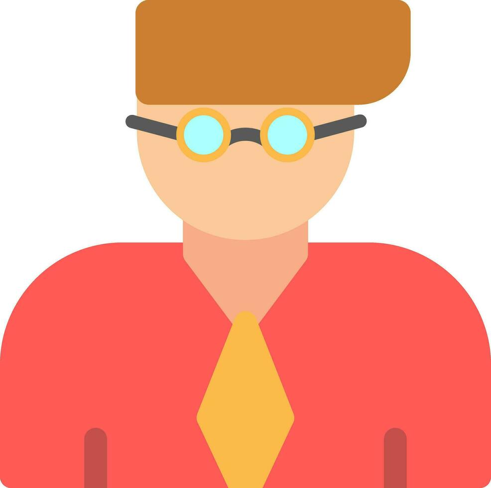 Professor Vector Icon Design