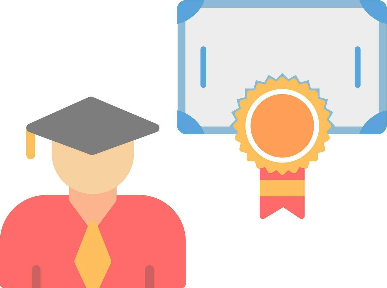 Postgraduate Vector Icon Design