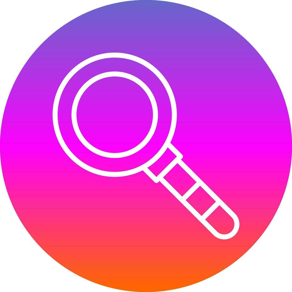 Magnifying Glass Vector Icon Design