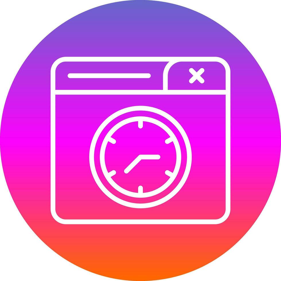 diseño de icono de vector de reloj