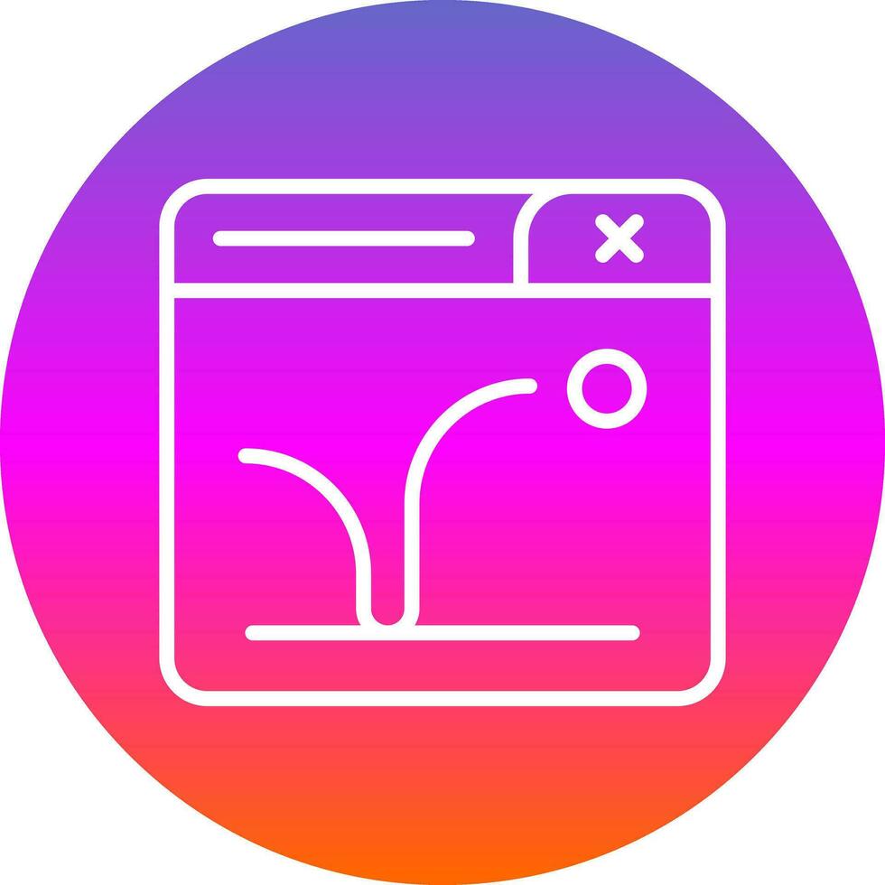 Bounce Rate Vector Icon Design