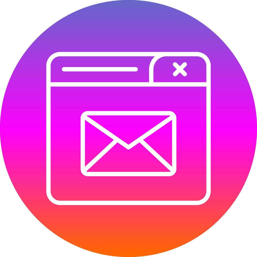 Contact Mail Vector Icon Design