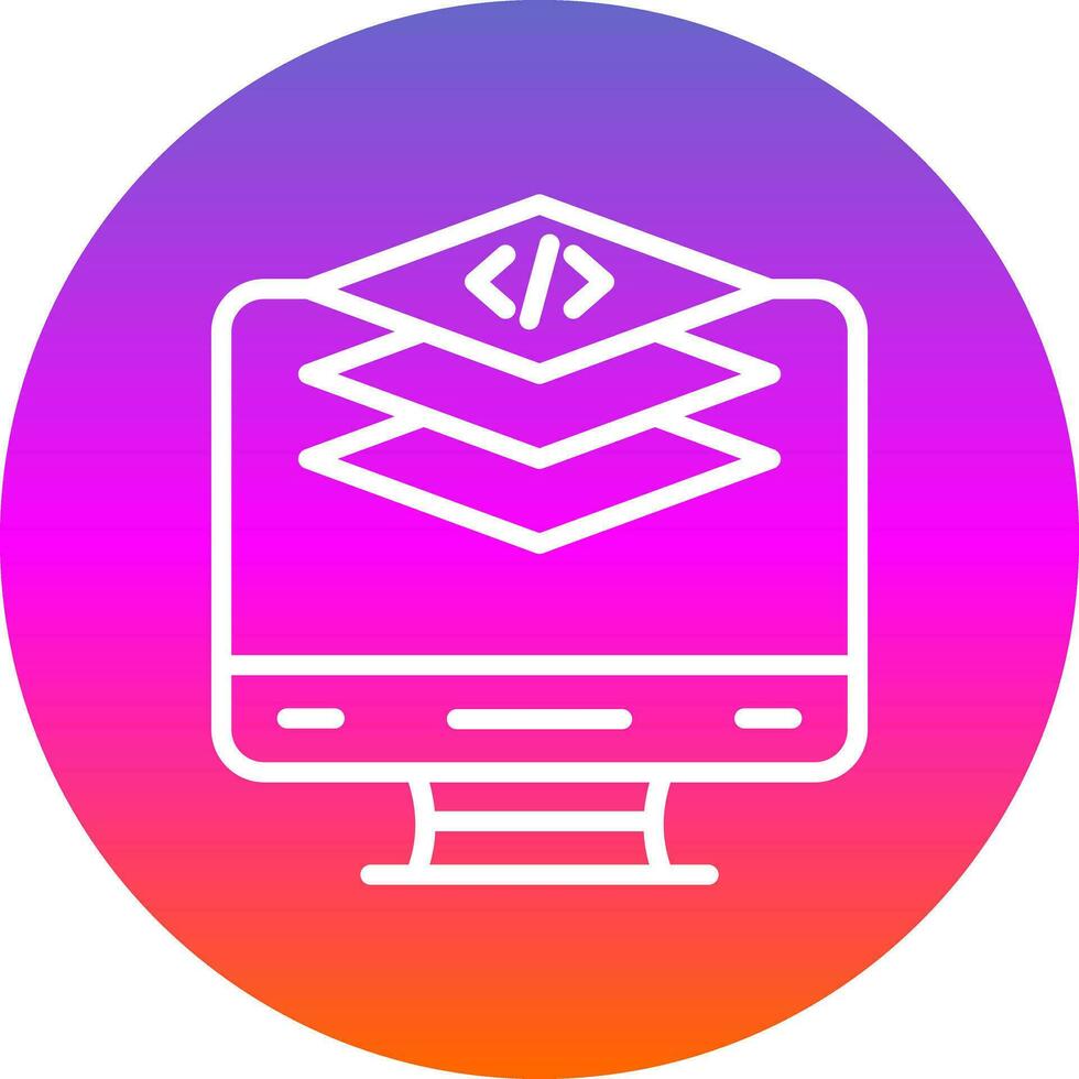 Computer Vector Icon Design